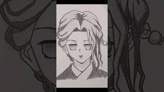 Lady Tamayo  Demon slayer  Kimetsu no Yaiba  Anime  Sketch  ✏️ [upl. by Esimaj]