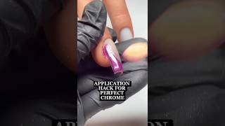 Application Hack for Perfect Chrome ShortsViral BeginnerNailTech AcrylicApplication [upl. by Anna-Diane]