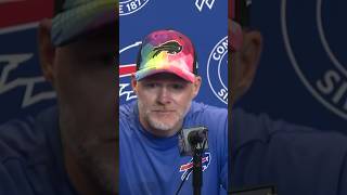 Bills coach Sean McDermott on the Tre’Davious White injury shorts shortsvideo [upl. by Annhoj]