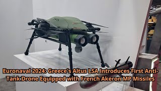 Greeces Altus LSA Introduces First Anti Tank Drone Equipped with French Akeron MP Missiles [upl. by Lizzy590]