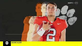 Clemson QB Cade Klubnik vs Notre Dame [upl. by Euqinamod56]