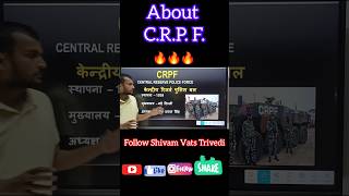 About CRPF 🔥🔥🔥crpf force defence shorts [upl. by Candice]