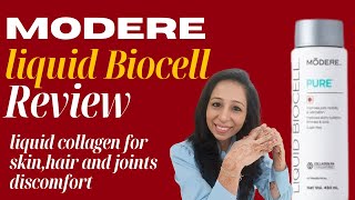 Modere Liquid Biocell Review Liquid Collagen for skin hair and joints pain Benefits of Collagen [upl. by Eilrebma551]