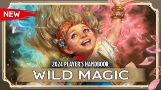 Sorcerer Wild Magic  2024 Players Handbook  DampD [upl. by Hareemas]