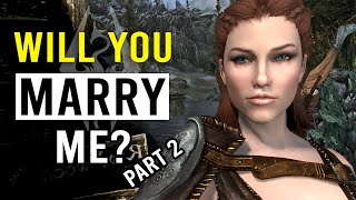 Seranas Proposal and First Date SDA  Skyrim [upl. by Anirehtac]