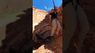 Tandem BASE Moab hosted 22 jumps Veterans Day retreat  Rope Swing Moab youtubeshorts moab funny [upl. by D'Arcy489]