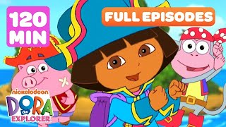 Dora FULL EPISODES Marathon ➡️  3 Full Episodes  120 Minutes  Dora the Explorer [upl. by Nnaeitak]