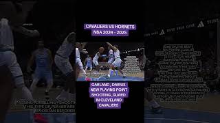 CAVALIERS VS HORNETS 2024 2025 NBANBA NBAonTNT nbaonespn hornets cavs FYP trend [upl. by Itirp]