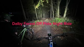 Dalby Forest Off Piste Night Ride [upl. by Ogram]