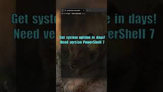 PowerShell Hack Get System Uptime sysadmin techtips powershell windows ittips [upl. by Arekat796]