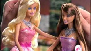 2010 Barbie Sparkle Lights Princesses Barbie amp Teresa Dolls Commercial [upl. by Kedezihclem]