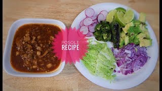 How To Make Posole  Pozole de pollo rojo  Mexican Recipes [upl. by Anehc302]