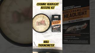 Wall Thermometer gets a clear view with a headlight renewal kit [upl. by Eenhat]