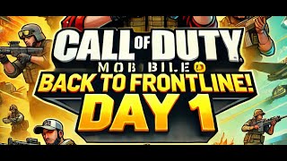 Frontline Day 1 My Return After 4 Years 🔥 COD Mobile Multiplayer [upl. by Klemm]