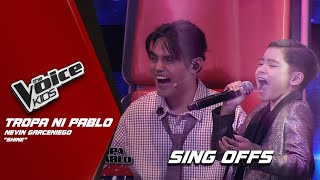 The Voice Kids Nevin Garceniego performs Shine on Coach Pablos side  Sing Offs [upl. by Ramar]