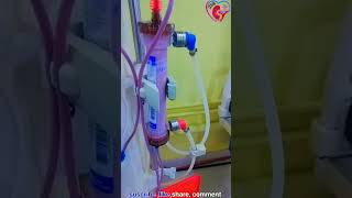 How to run a dialysis machine viral dialysiscenter shorts duration [upl. by Llerrem538]