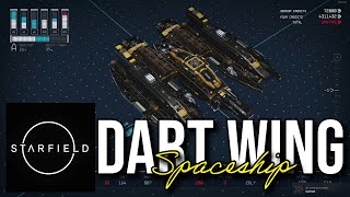 Starfield Spaceship Design THE DART WING [upl. by Ahseinat]