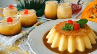 Flan de calabaza sin huevo ¡MUY CREMOSO [upl. by Spurgeon]