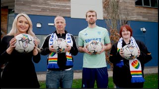 🏳️‍🌈 MARCHING OUT TOGETHER  Bamford meets LGBTQ Leeds United fans group [upl. by Orlando395]