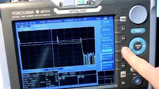 Yokogawa AQ7275 OTDR  pomiary [upl. by Proulx]