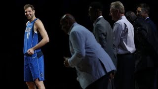 FULL CEREMONY  The Dallas Mavericks amp NBA Legends Honor Dirk Nowitzki  April 9 2019 [upl. by Ahsei]