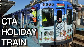 Riding the CTA Holiday Train for the First Time [upl. by Aserahs]