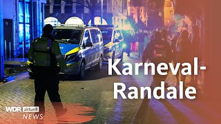 Karneval 2023 PolizeiGroßeinsatz in Menden  WDR Aktuelle Stunde [upl. by Idelia]