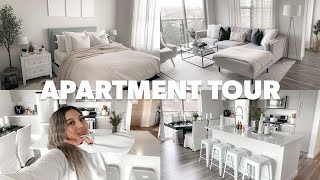 UPDATED APARTMENT TOUR 2021  modern neutral aesthetic apartment decor [upl. by Revart321]