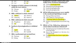 GATE BIOCHEMISTRY TEST1 [upl. by Marjory]