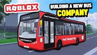 Building My Own BUS COMPANY in Roblox Croydon The London Transport Game [upl. by Rollo]