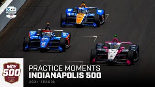 Top moments from Practice 8 for 2024 Indianapolis 500  Extended Highlights  INDYCAR [upl. by Cicero]