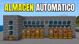 ORDENADOR de ITEMS AUTOMÁTICO ✅ 120  Minecraft Bedrock Item Sorter [upl. by Rica]