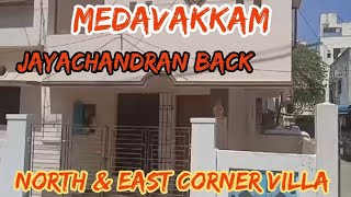 medavakkam north amp east corner 3 bhk villa sale chennai realestate plots home chennai [upl. by Esalb]