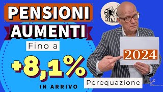 PENSIONI 👉 AUMENTI N ARRIVO fino a  81 da GENNAIO❗️ Ecco per chi [upl. by Strait]