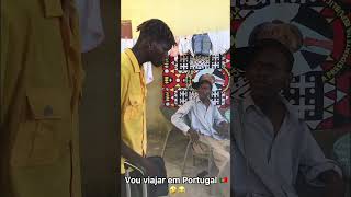 Vou viajar em Portugal 🇵🇹👏🏾🥺🤣 humor risada funny risos comedia [upl. by Aicnilav527]