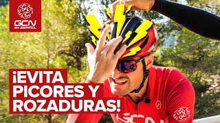 Rozaduras Molestias y Picores en la Bicicleta [upl. by Odlopoel]