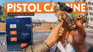 NEW AGGRESSIVE RECON WEAPON IS INSANE  Battlefield 5 P08 Pistol Carbine Review amp Gameplay [upl. by Flory625]