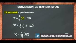 Conversion de Temperaturas No 1 [upl. by Notserc]