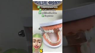 Moldable false teeth ✅ tipsandhacks [upl. by Emmalyn]