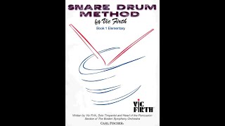 Snare Drum Method by Vic Firth  Lesson 11  pag 17 [upl. by Nylrac367]