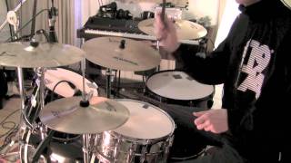 How To Play Space Cowboy by Jamiroquai on Drums  The Drum Ninja  Lesson [upl. by Teagan]