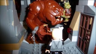 LEGO Star Wars 9516 Jabbas Palace and 75005 Rancor Pit [upl. by Fauman541]