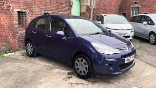 CITROEN C3 14 eHDi AIRDREAM VTR EGS AUTOMATIC 5 DOOR Finished in Virtual Blue HN63YRW [upl. by Galvan]