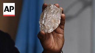 Biggest diamond in over century found in Botswana a whopping 2492 carats [upl. by Minsk]