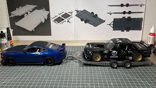 3D Printed Car Trailer Build [upl. by Ayimat]