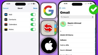 Paano Magimport ng Google Contacts sa iPhone  Import Contacts From Gmail to iPhone [upl. by Sirovart]