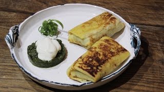 Блины с грибами и пюре из шпинатаPancakes with mushrooms and creamed spinach [upl. by Beltran]