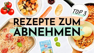 3 REZEPTE ZUM ABNEHMEN  einfach amp schnell gesund kochen  Meal Prep [upl. by Smail637]