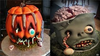 Top 15 Amazing Halloween Cake Decorating Ideas Compilation 2019 DIY Cake Recipes 1 [upl. by Cuhp516]