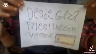 Gaza se solidariza con Valencia [upl. by Lamej]